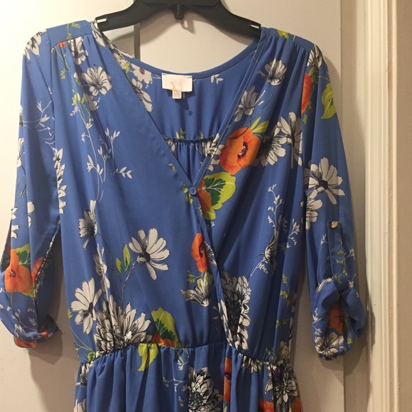 🔥Karlie Romper Blue Floral- New - Picture 4 of 7